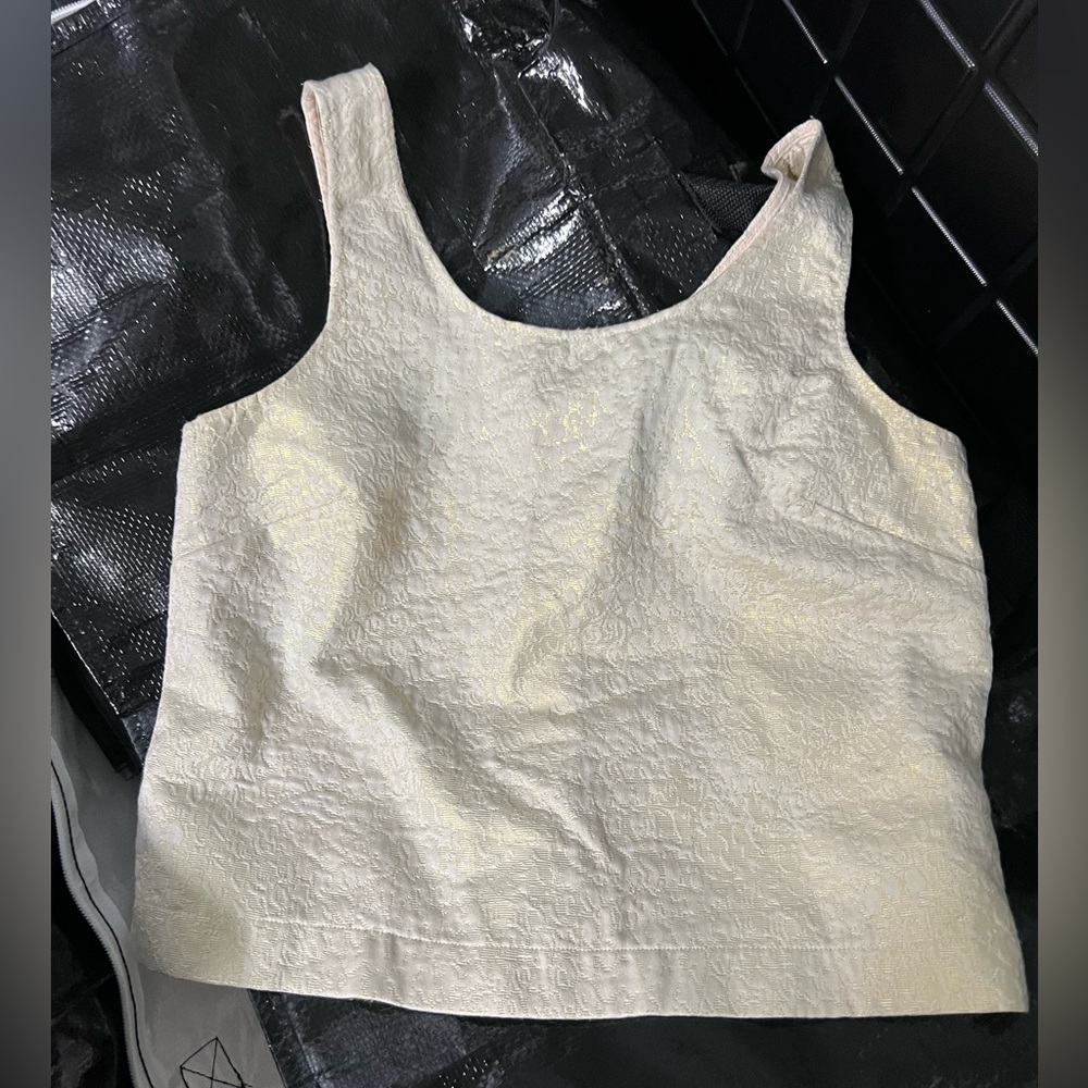 Vintage brocade little top